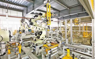 重庆:渝北区车企机器人生产线投产_柔性生产线,工业机器人_地区风采_中国机床商务网